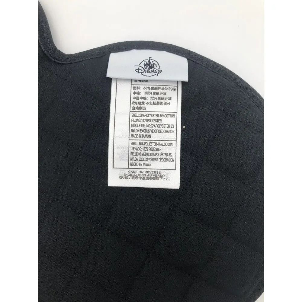 Disney Parks Minnie Mouse Quilted Black Pot Holder - Mousewares Kitchen Hot Pad